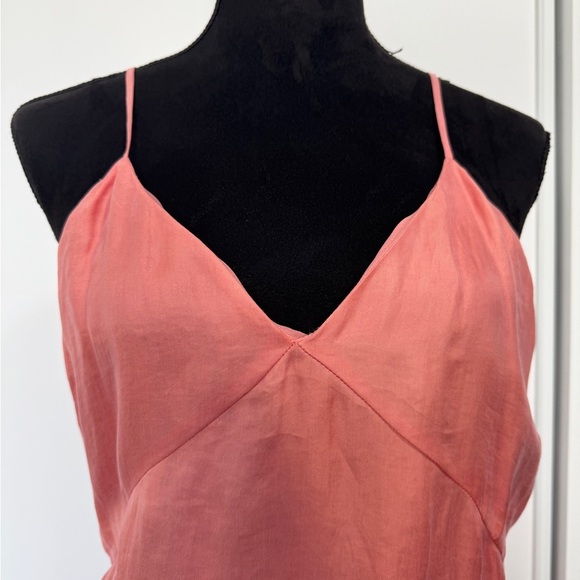 Zara V-Neck Mini Dress Pink - Picture 4 of 12
